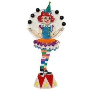 “The Juggle is Real” Clown Brooch
